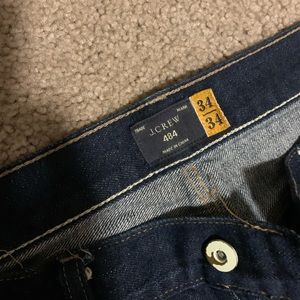 484 Slim-fit jean in raw indigo stretch selvedge